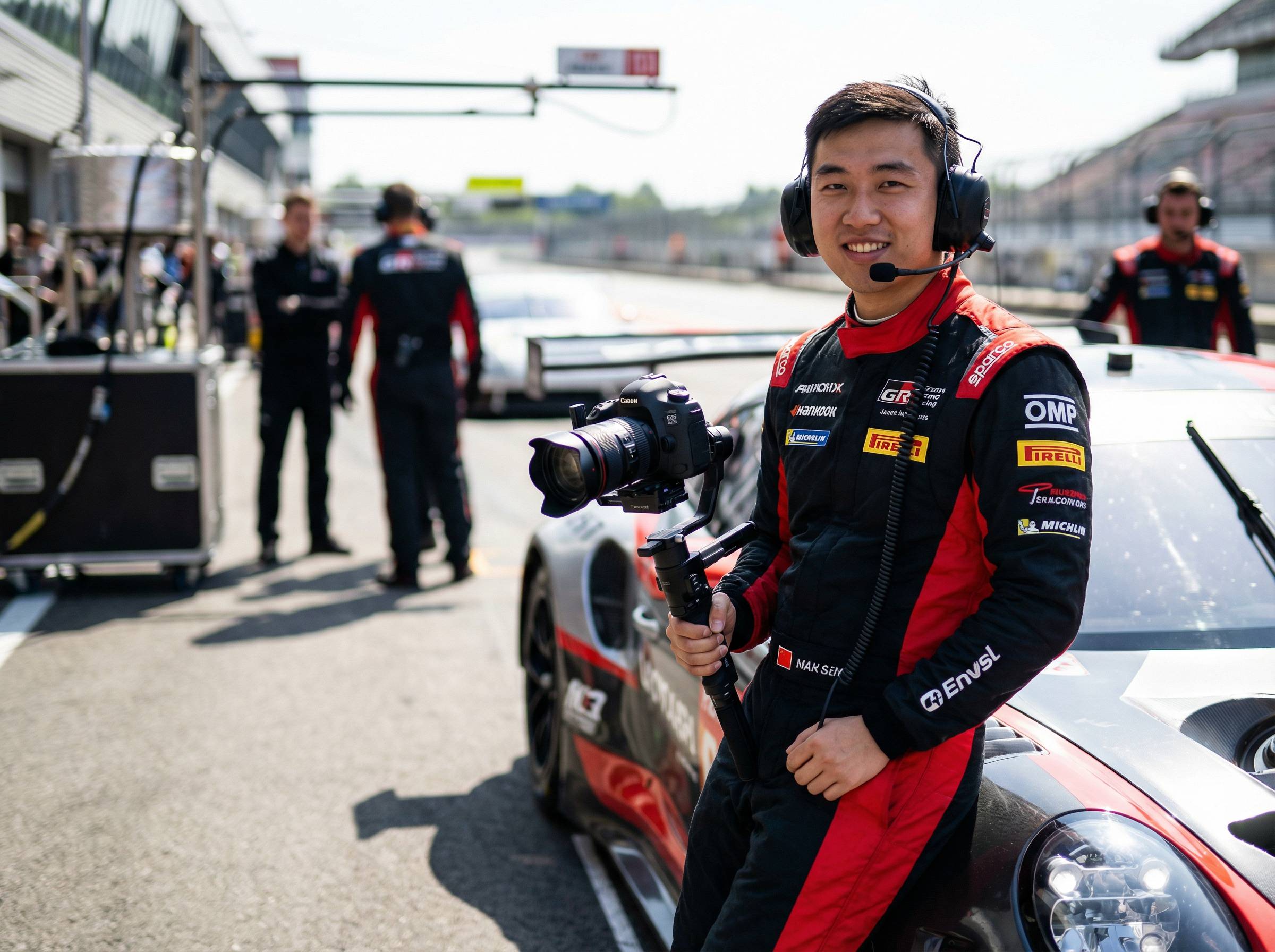 少女萝莉赛车手顾问林赛道